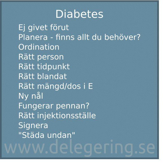 Checklista diabetes