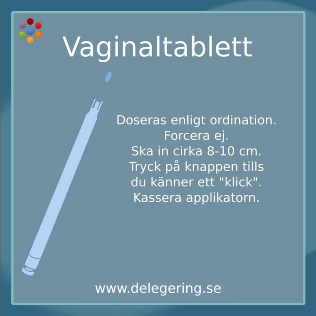 Information om vaginaltablett